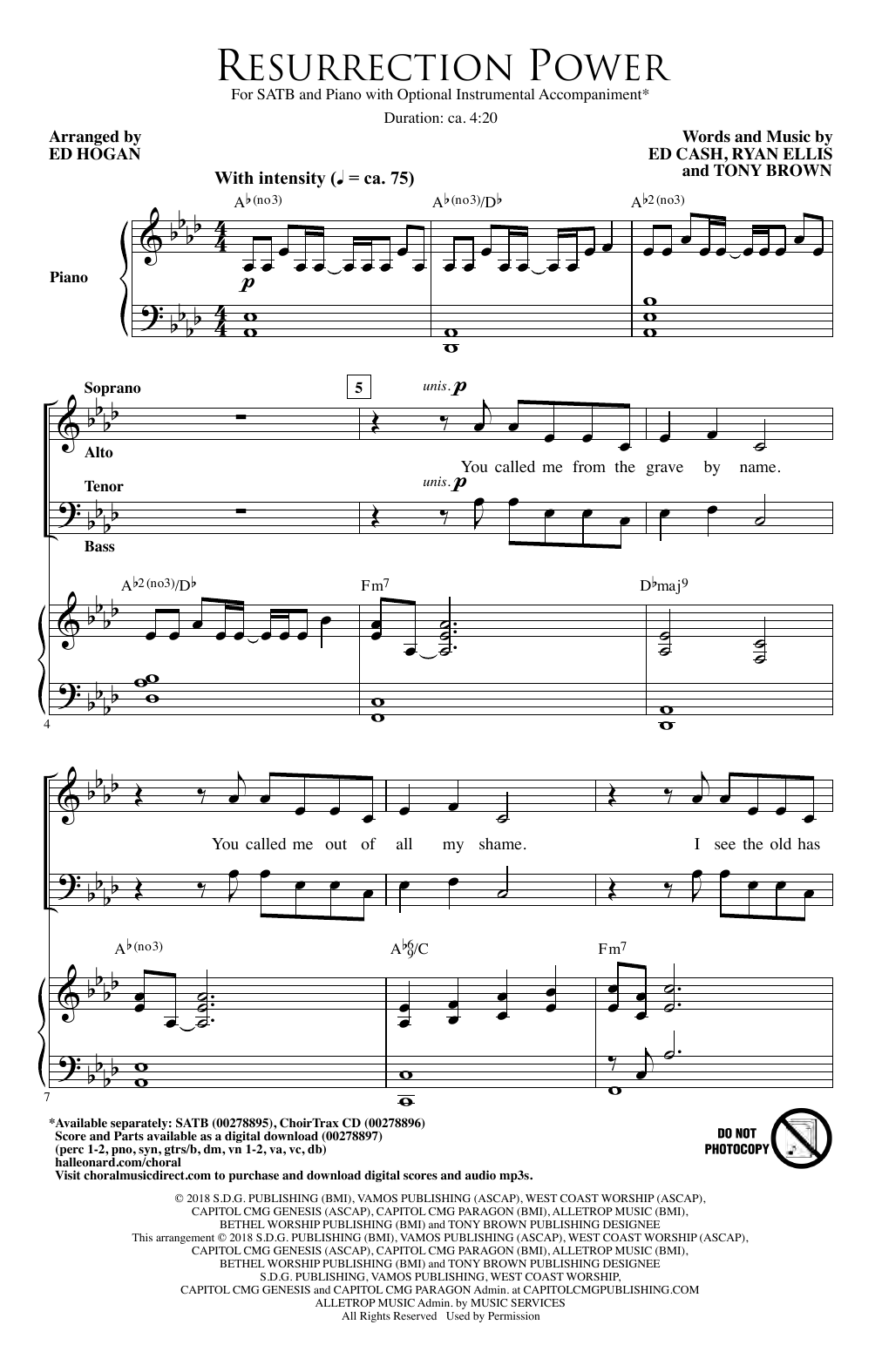 Produktbild zu: Resurrection Power (arr. Ed Hogan)