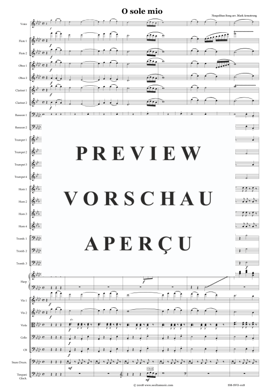 Product gallery: Page 4 of 11 O sole mio, , Solo Voice and Orchestra