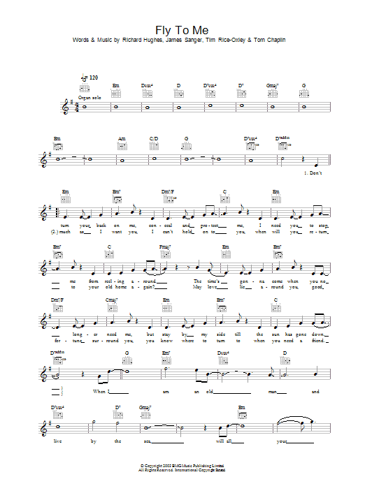 Produktgalerie: Seite 1 von 1 Fly To Me, Keane, Melodieinstrument