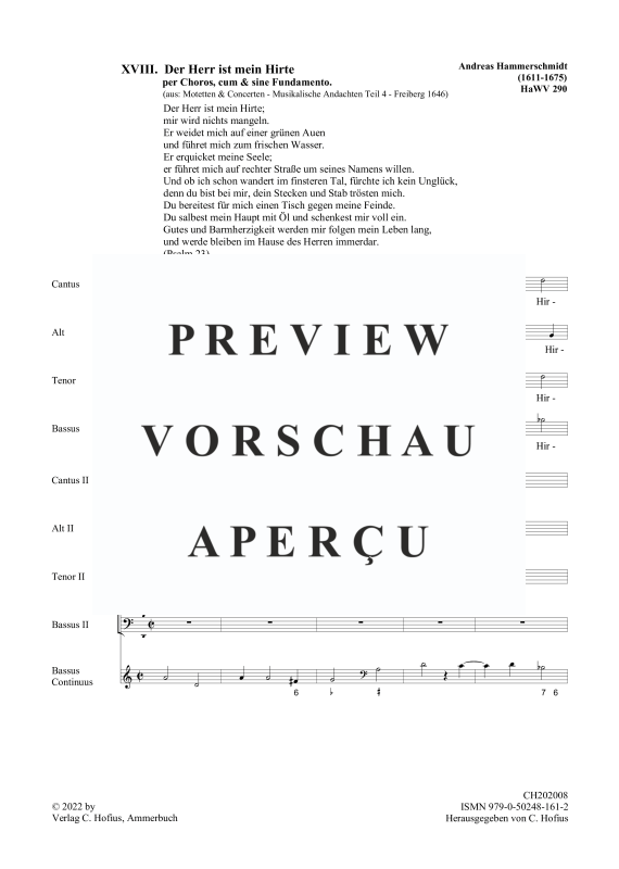 gallery: Musikalische Andachten IV. Teil, Bd.2: Geistliche Motetten und Konzerte, , (Gemischter Chor 8 stimmig und BC)