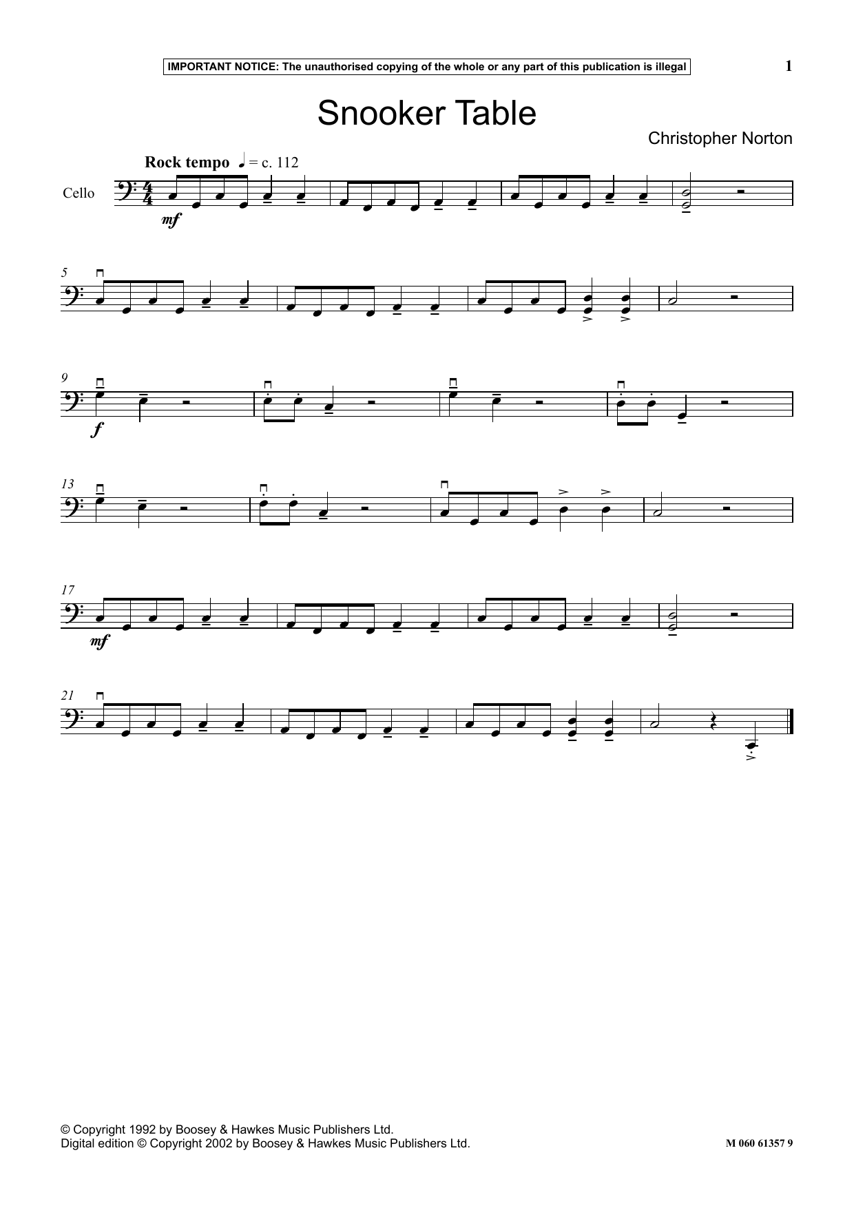 Produktgalerie: Seite 1 von 1 Snooker Table, Christopher Norton, Klavier, Violoncello