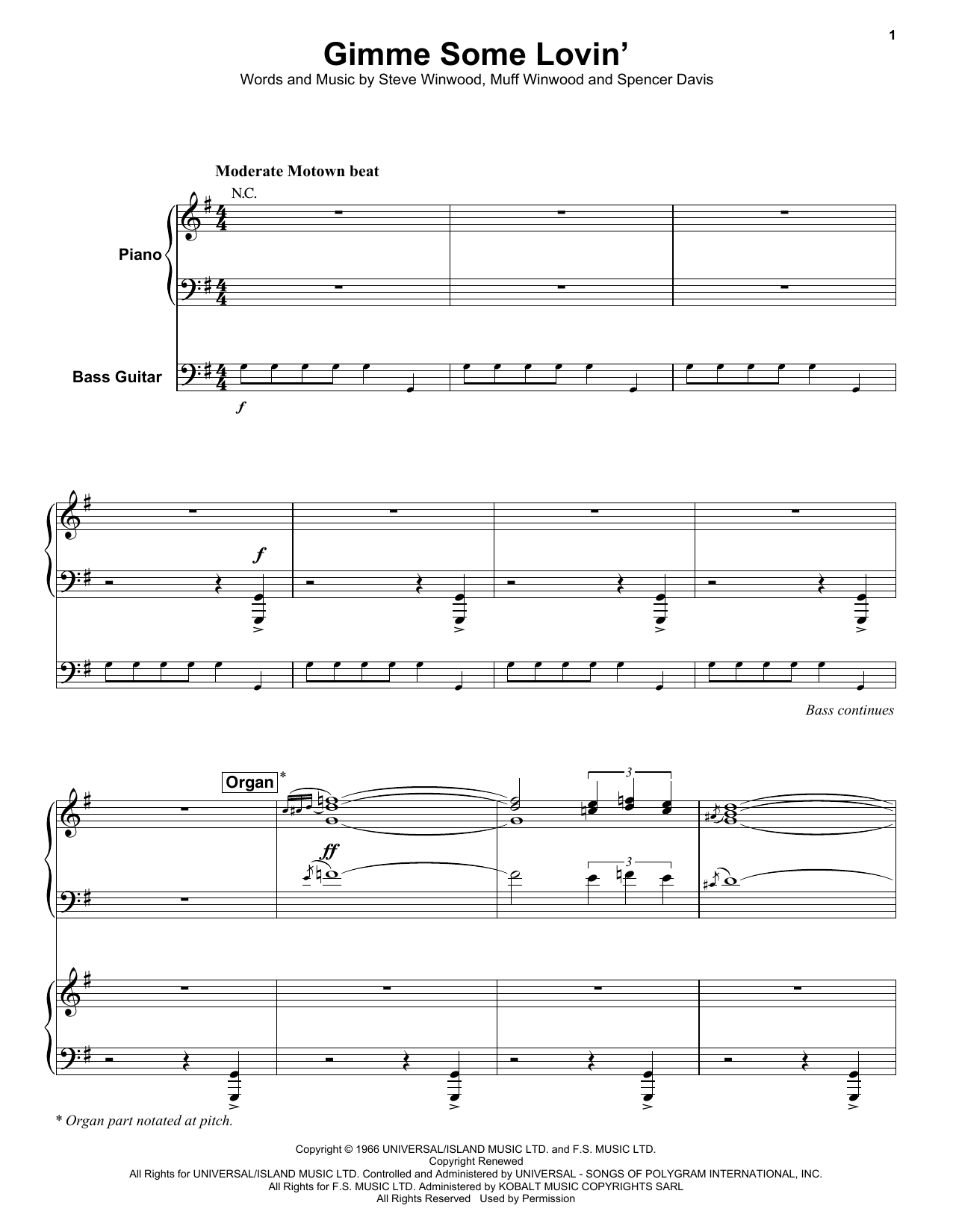 Product gallery: Page 1 of 1 Gimme Some Lovin', The Spencer Davis Group