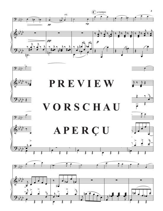 Product gallery: Page 4 of 21 Drei Romanzen ohne Worte , , (baritone/pos + piano)