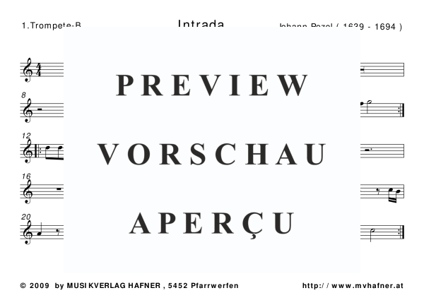 Produktgalerie: Seite 7 von 11 Intrada, , (Blechbläser Quintett)
