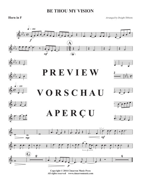 Produktgalerie: Seite 9 von 11 Be Thou My Vision , , (Blechbläserquintett)