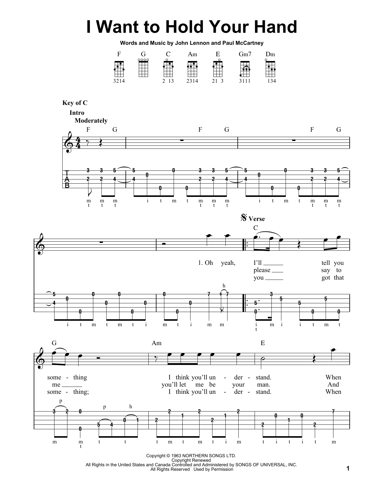 Produktgalerie: Seite 1 von 1 I Want To Hold Your Hand, The Beatles, Banjo