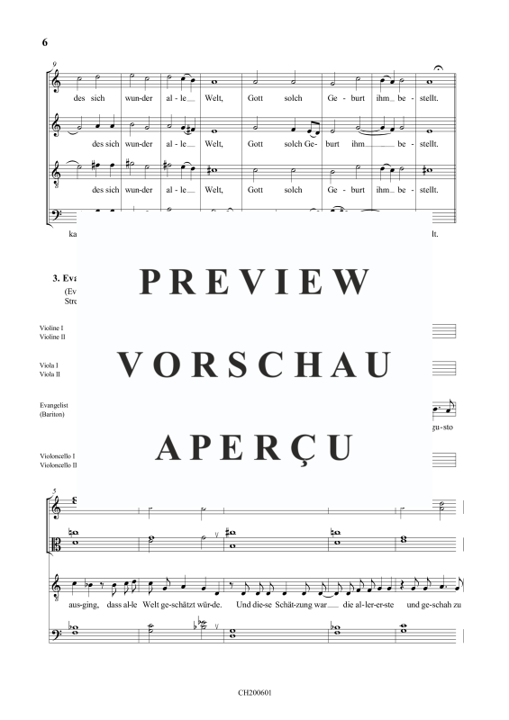 gallery: Weihnachts-Oratorium De adventu Jesu Christi, , (Gemischter Chor, Solo Sopran/Bariton Bläser und Streicher)