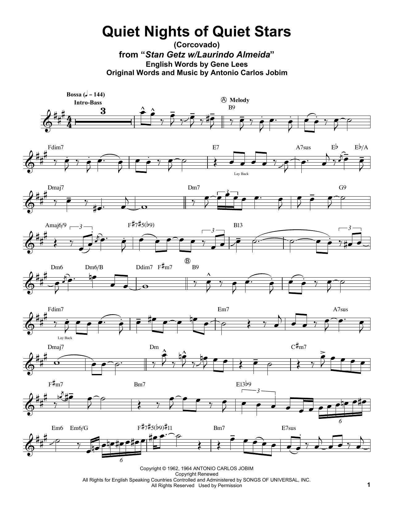 Product gallery: Page 1 of 1 Quiet Nights Of Quiet Stars (Corcovado), Stan Getz