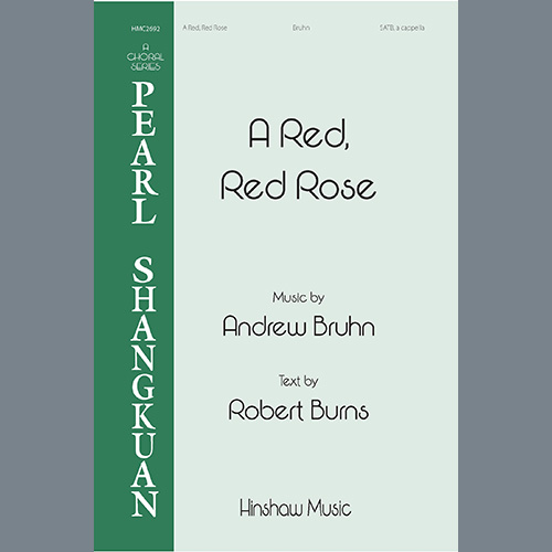 cover: A Red, Red Rose, Andrew Bruhn, Chor