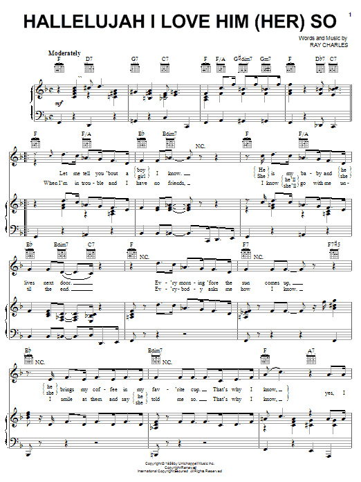 Produktbild zu: Hallelujah I Love Him (Her) So
