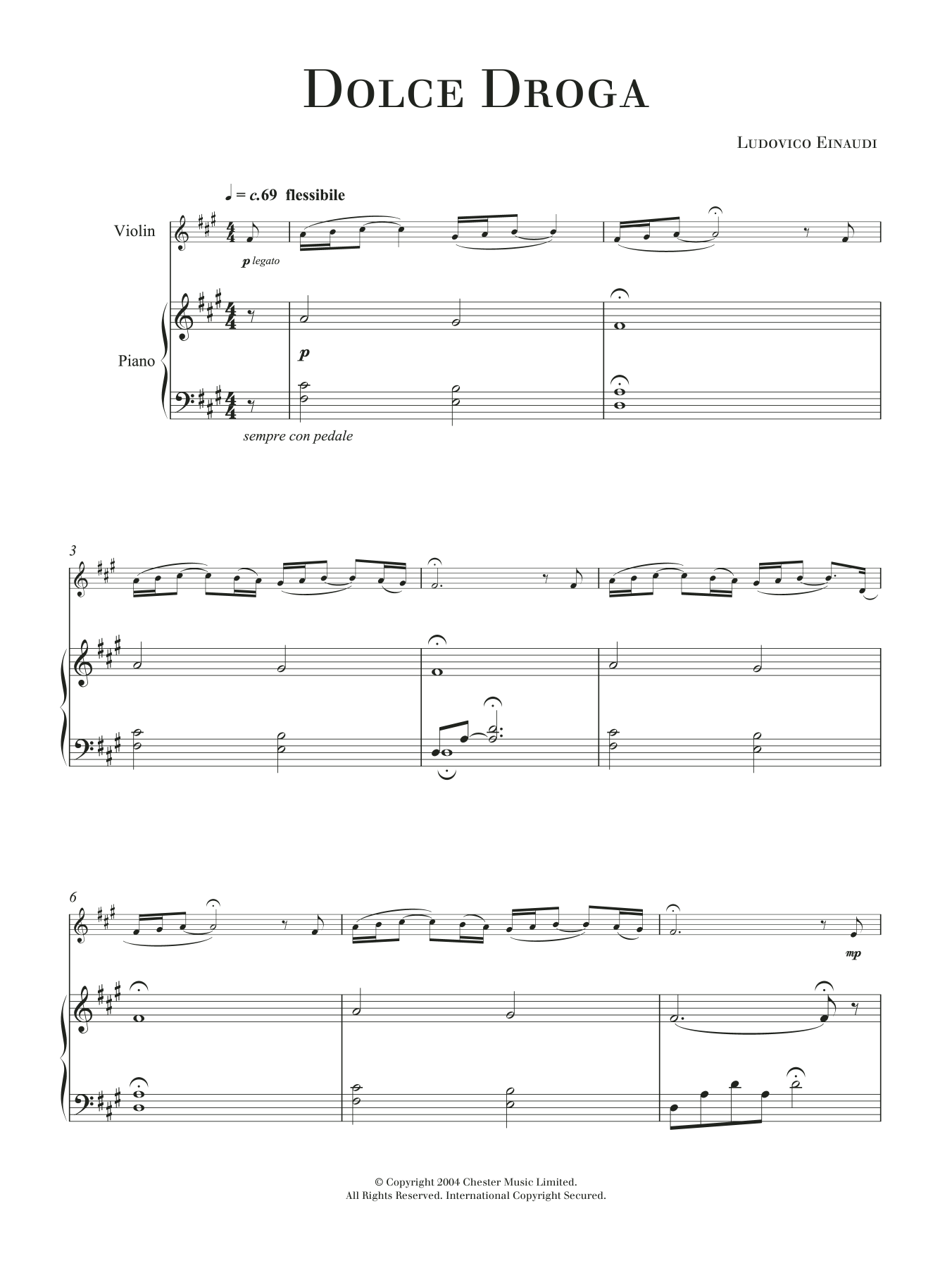 Product gallery: Page 1 of 1 Dolce Droga, Ludovico Einaudi
