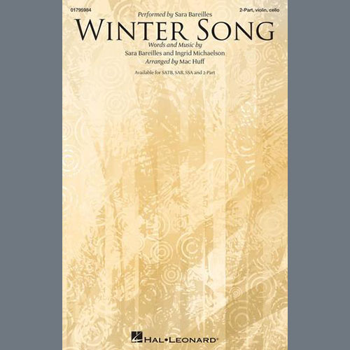 Product picture to: Winter Song (arr. Mac Huff)