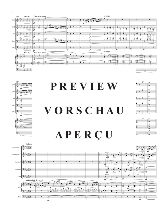 Produktgalerie: Seite 9 von 21 Concerto Nr. 1 , , (Blechbläserquintett + Orgel)