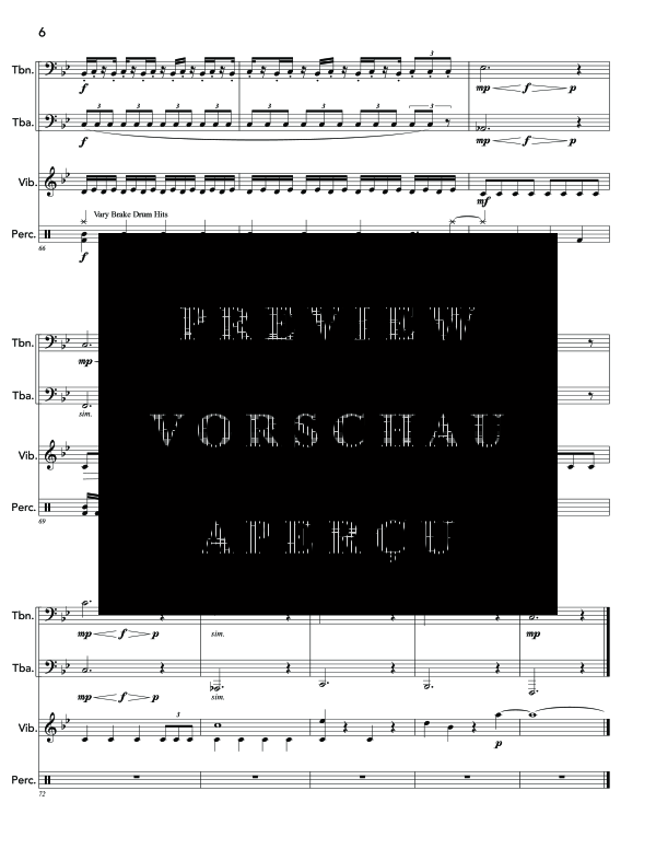 Produktgalerie: Seite 10 von 11 Mudflap Icicles, , (Duett Posaune, Tuba und Percussion)