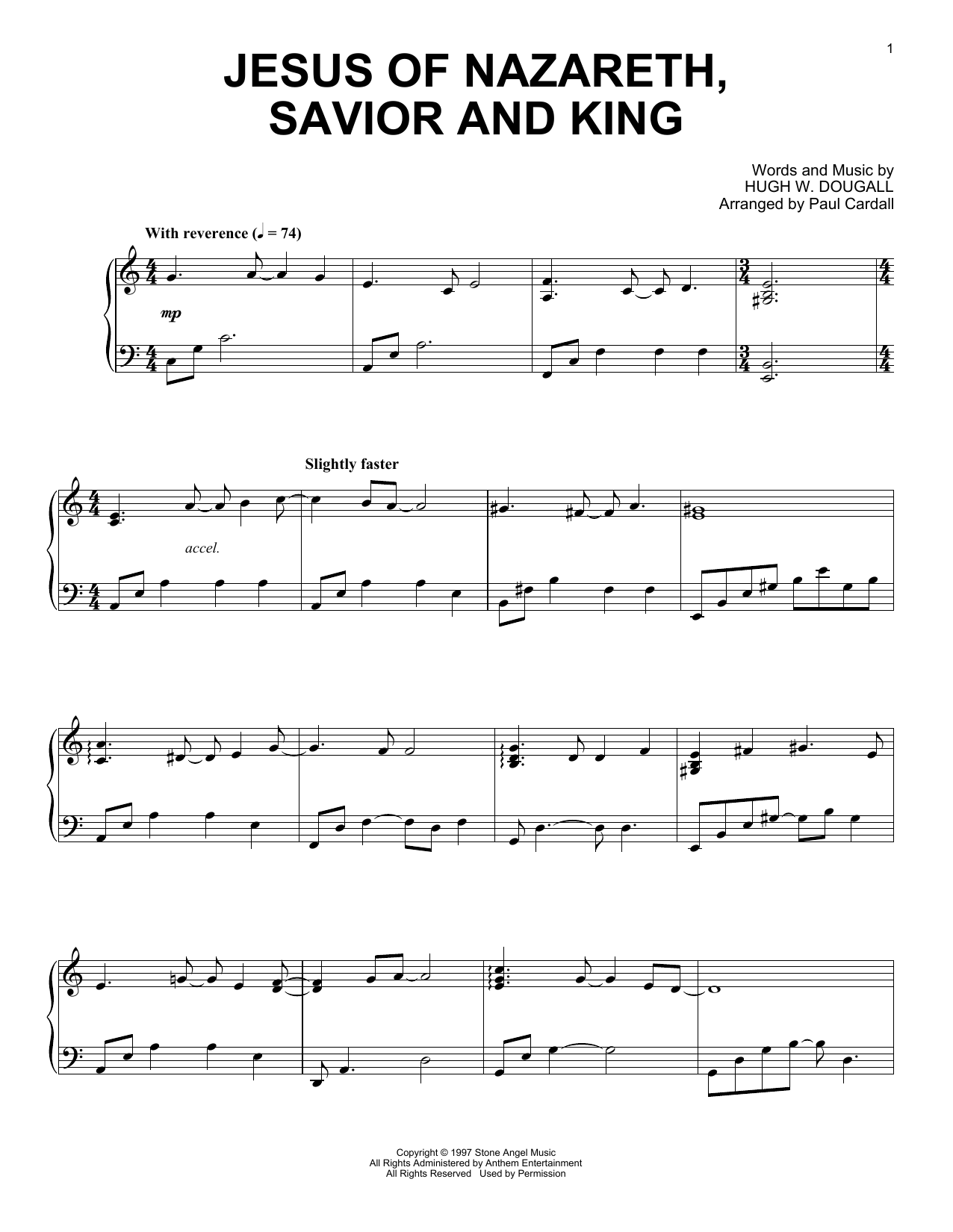 Produktbild zu: Jesus Of Nazareth, Savior And King (arr. Paul Cardall)