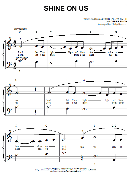 Product picture to: Shine On Us (arr. Phillip Keveren)