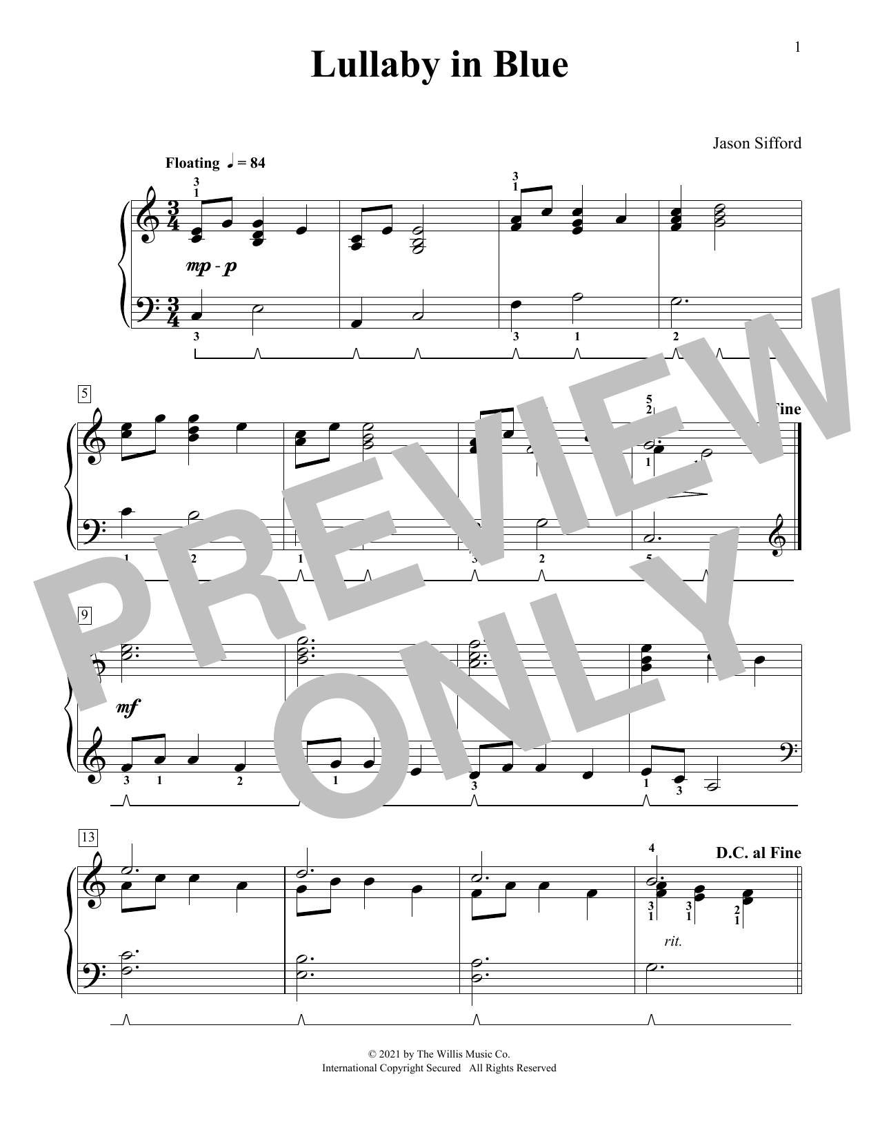 Produktbild zu: Lullaby In Blue
