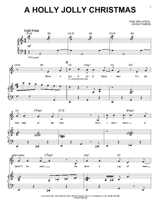 Produktgalerie: Seite 1 von 1 A Holly Jolly Christmas, Michael Bublé, Gesang, Klavier