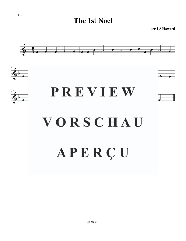 Produktgalerie: Seite 10 von 11 The 1st Noel, , BlechblÀser Ensemble