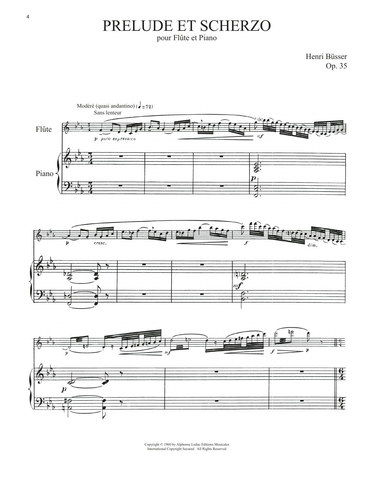 Produktbild zu: Prelude Et Scherzo, Op. 35