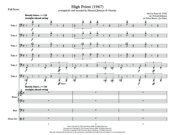 Produktgalerie: Seite 1 von 11 High Priest, , (6x Tuba und Combo Band)