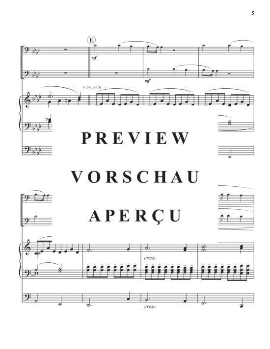 Product gallery: Page 7 of 13 Panis Angelicus , , (Trio for 2x euphonium + organ)