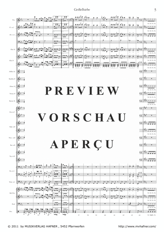 Product gallery: Page 10 of 11 Geißelhiebe, , (large wind orchestra)