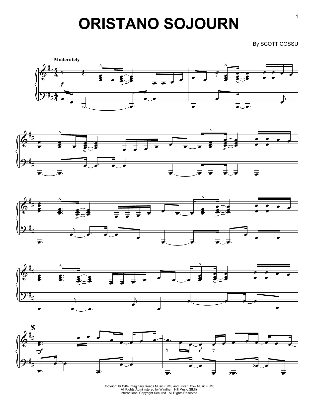 Produktgalerie: Seite 1 von 1 Oristano Sojourn, Scott Cossu, Klavier