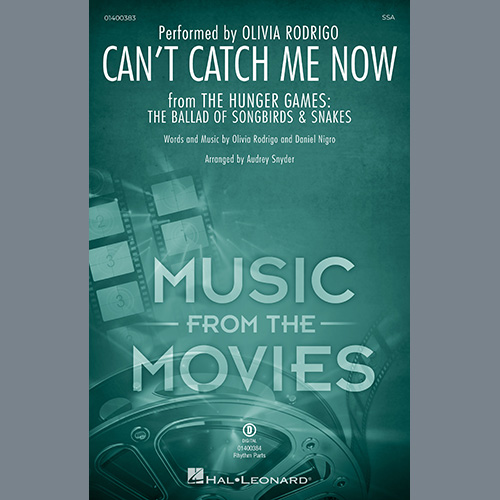cover: Can't Catch Me Now (from The Hunger Games: The Ballad Of Songbirds & Snakes) (arr. Audrey Snyder), Olivia Rodrigo, Chor