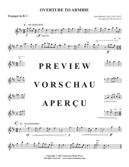 Produktgalerie: Seite 6 von 10 Ovrture to Armide , , (Blechbläserquintett)