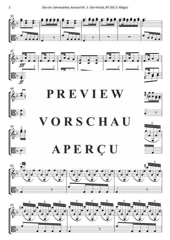 gallery: Die vier Jahreszeiten, Konzert Nr. 3 - Der Herbst - 3. Allegro, The Twiolins, (Duett Violine + Viola)