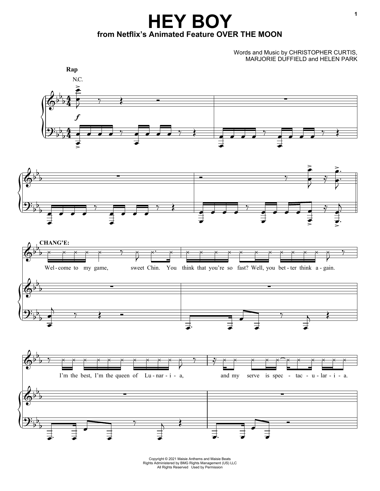 Produktbild zu: Hey Boy (from Over The Moon)