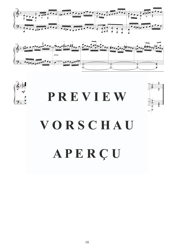 Produktgalerie: Seite 11 von 11 Fantasia und Fuge D-Moll BWV 903, , Klavier Solo