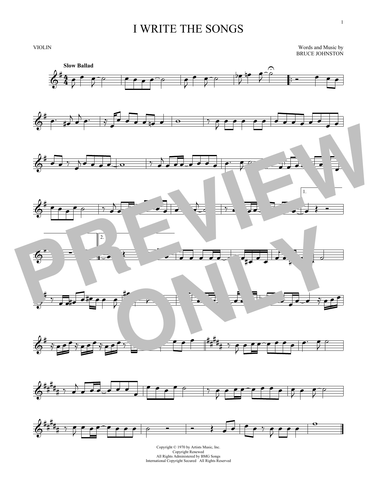 Product gallery: Page 1 of 1 I Write The Songs, Barry Manilow