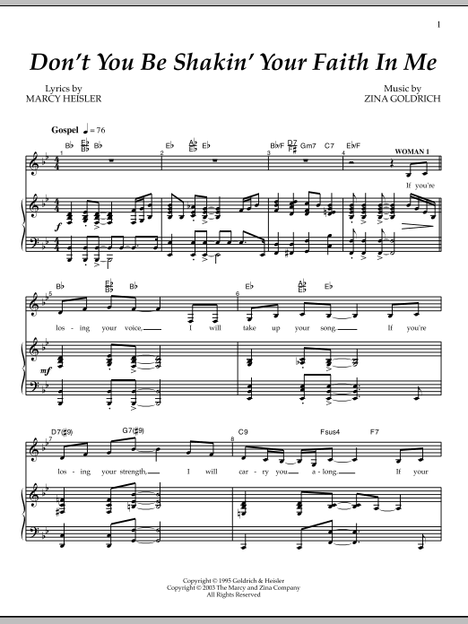 Produktbild zu: Don't You Be Shakin' Your Faith In Me