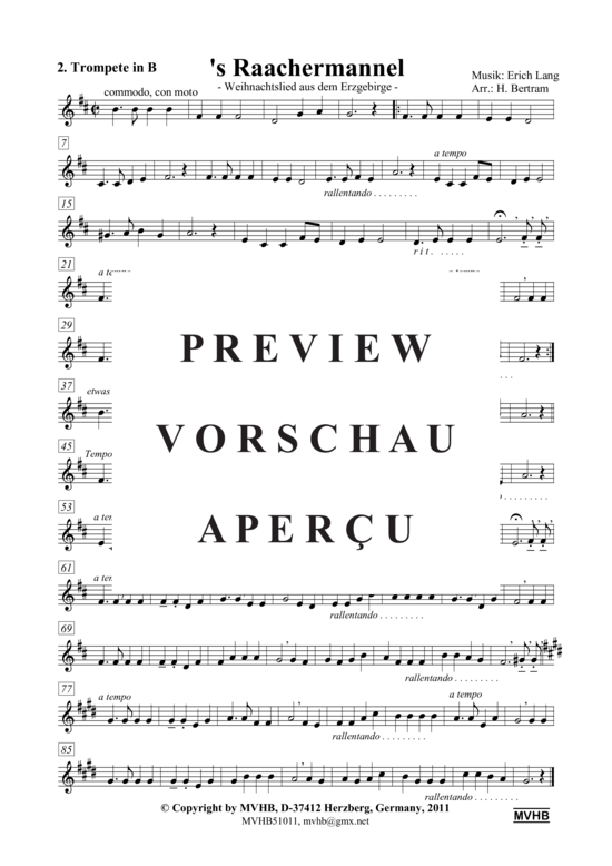 gallery: s' Raachermannel , , (Trompeten-Quintett + Oberst. ad lib)