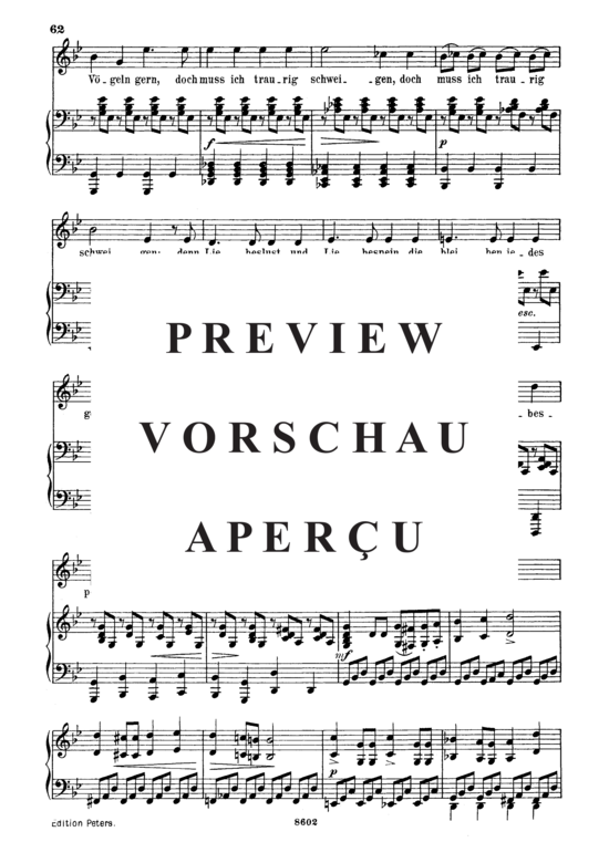 Product gallery: Page 7 of 10 Im Walde D.834, , Medium Voice and Piano