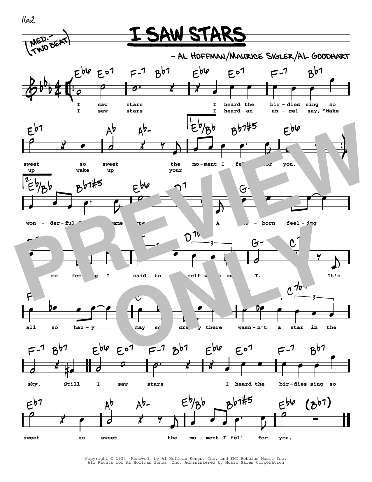 Produktbild zu: I Saw Stars (High Voice)