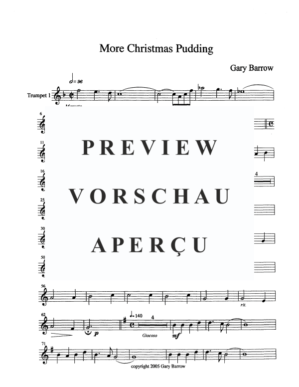 Produktgalerie: Seite 8 von 11 More Christmas Pudding, , Blechbläser Quartett