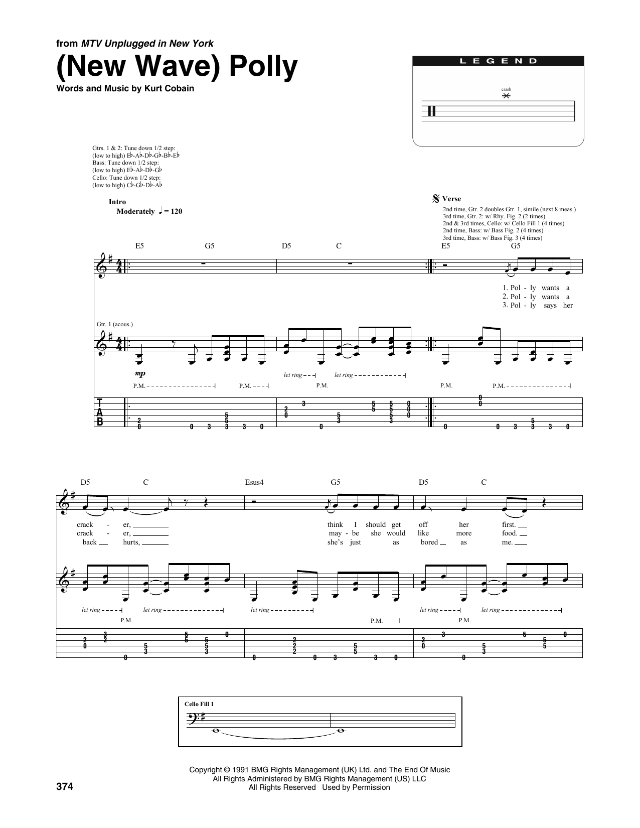 Produktgalerie: Seite 1 von 1 (New Wave) Polly (from MTV Unplugged in New York), Nirvana