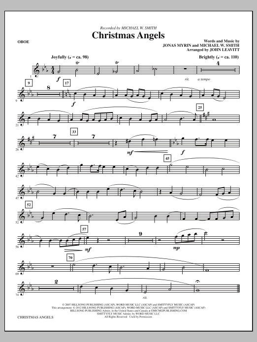 Product picture to: Christmas Angels - Oboe