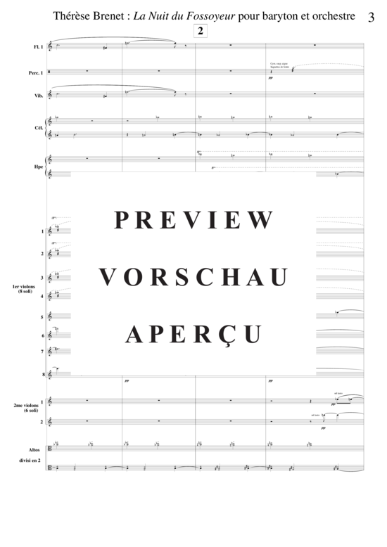 Product gallery: Page 8 of 21 La Nuit du Fossoyeur , , (baritone solo + orchestra)
