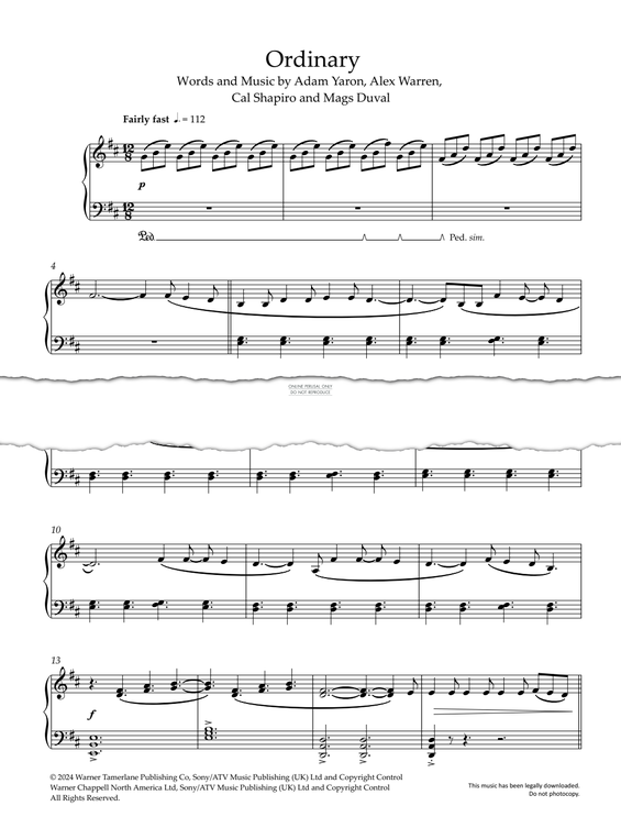 gallery: Ordinary, Alex Warren