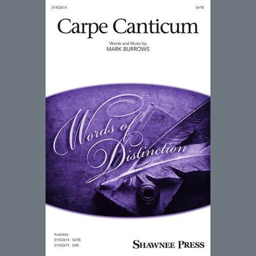 cover: Carpe Canticum (Seize The Song), Mark Burrows
