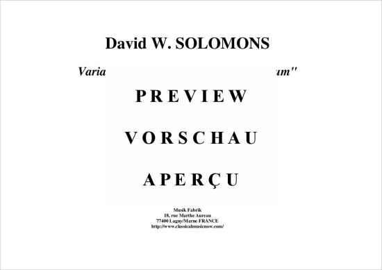 gallery: Variationen auf Du schöner Lebensbaum , , (Orgel Solo)