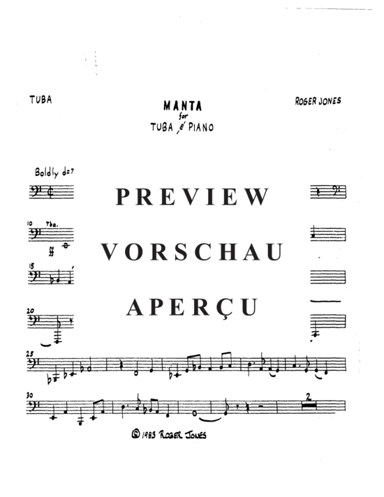 Produktgalerie: Seite 18 von 21 Manta , , (Tuba + Klavier)
