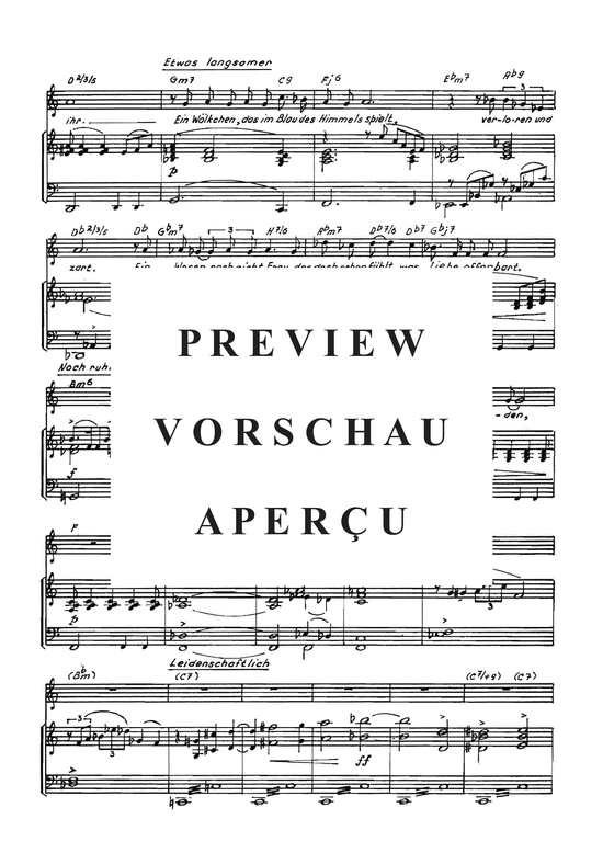 Product gallery: Page 16 of 21 6 Melodien aus dem Musical Casanova , , Piano and Voice