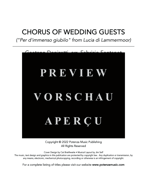 Product gallery: Page 3 of 11 Chorus of Wedding Guests, , (tuba and piano)