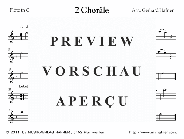 gallery: Grosser Gott / Lobet den Herren, , (wind orchestra)