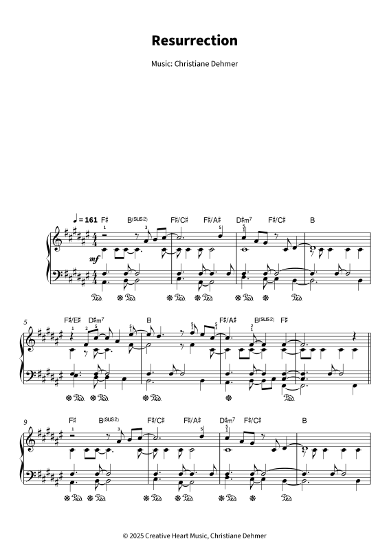 Produktgalerie: Seite 1 von 7 Resurrection, , Klavier Solo